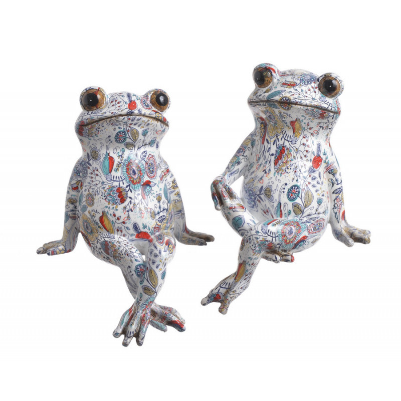 Żaba siedząca 16,5cm...2szt/kpl - art. dekoracyjny