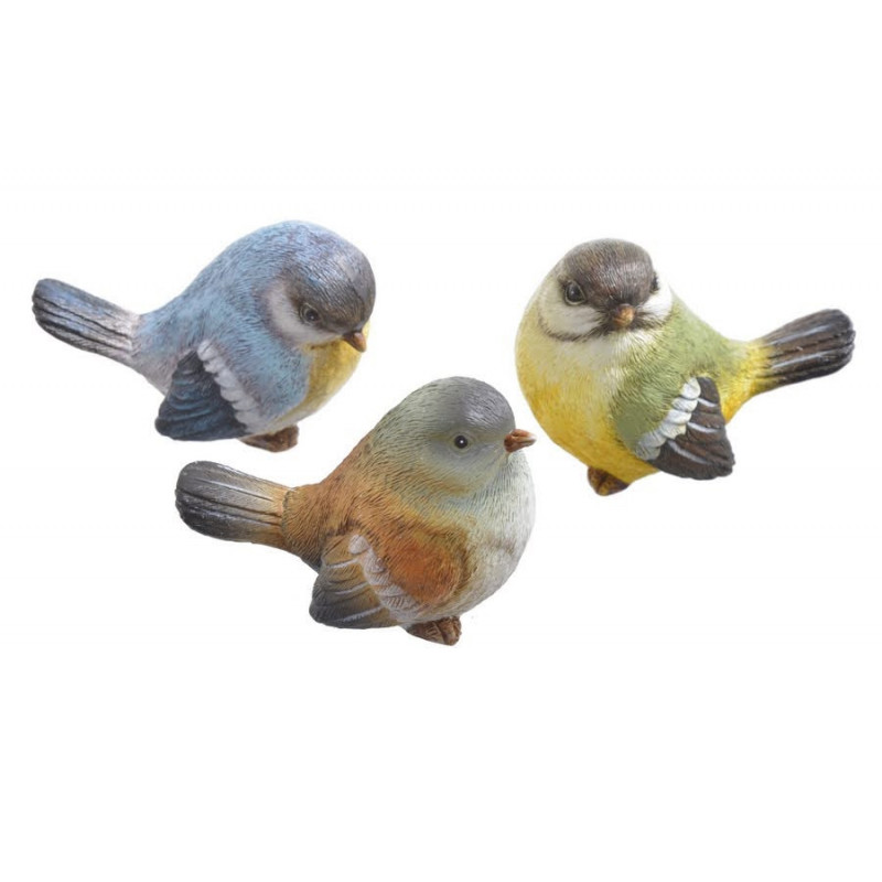 Ptak figurka..8cmL x 5cmW x 6cmH...kpl/3szt