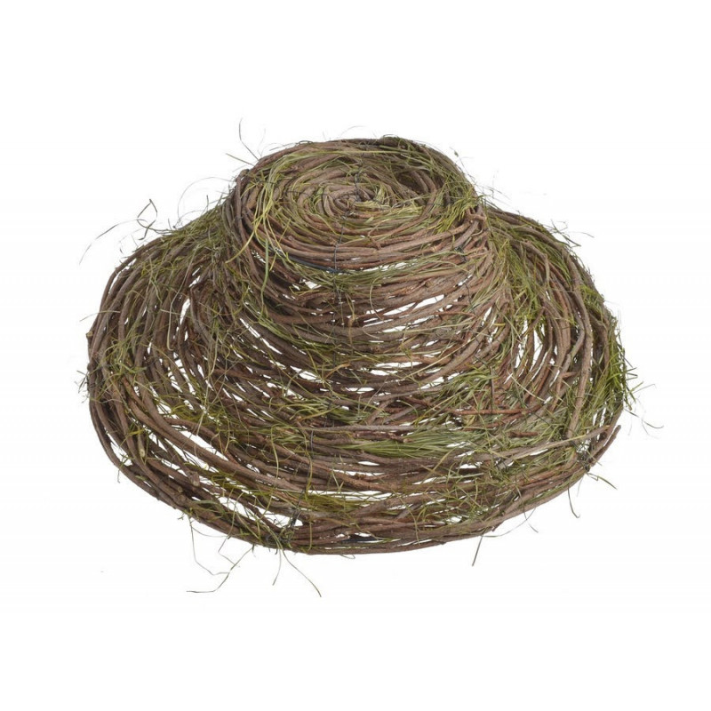 Ozdobny kapelusz wyplatany..35cm∅, 14cmH