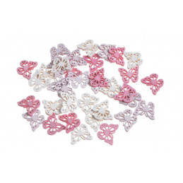 Drewniana wykrawanka - motyl 36szt/pacz...2 cm