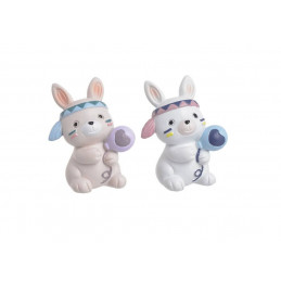 Zając Indianin..3,5cmL x 3cmW x 4,5cm