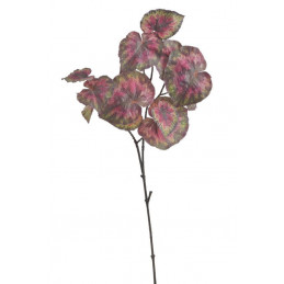 Begonia liście gałązka ..79cm - sztuczna roślina