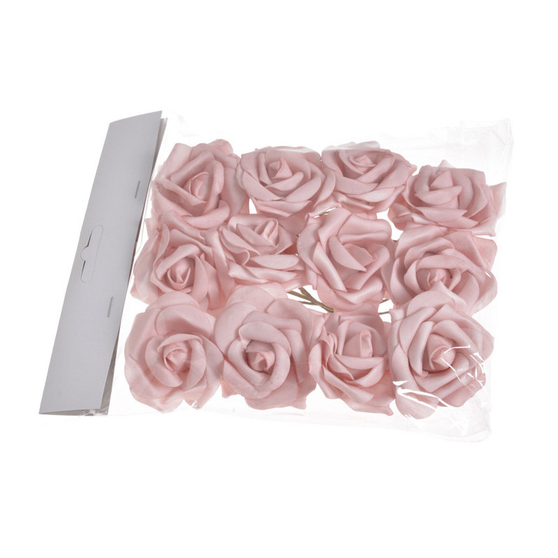 Róża piankowa x12 pik..7cm