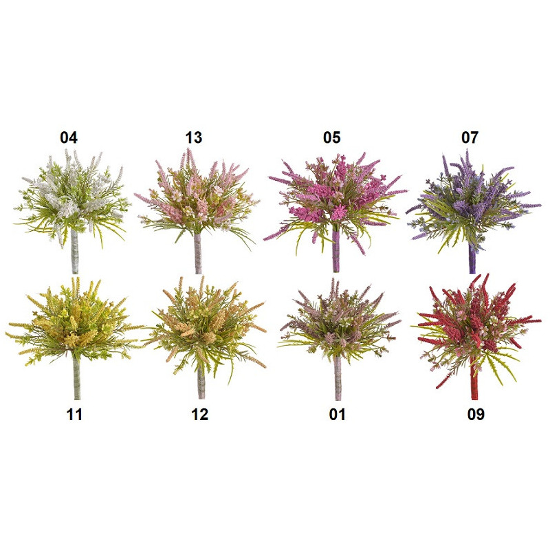 Bukiecik mieszany z wrzosem..33cm