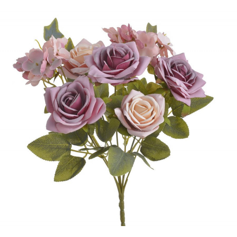 Bukiet mieszany z różą..32cm