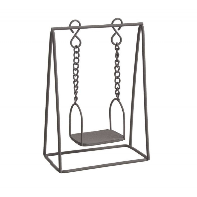 Huśtawka metalowa..7cmL x 4cmW x 10cmH - art. dekoracyjny