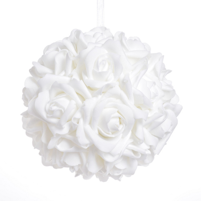 Kula z róż piankowych -zawieszka..15cm