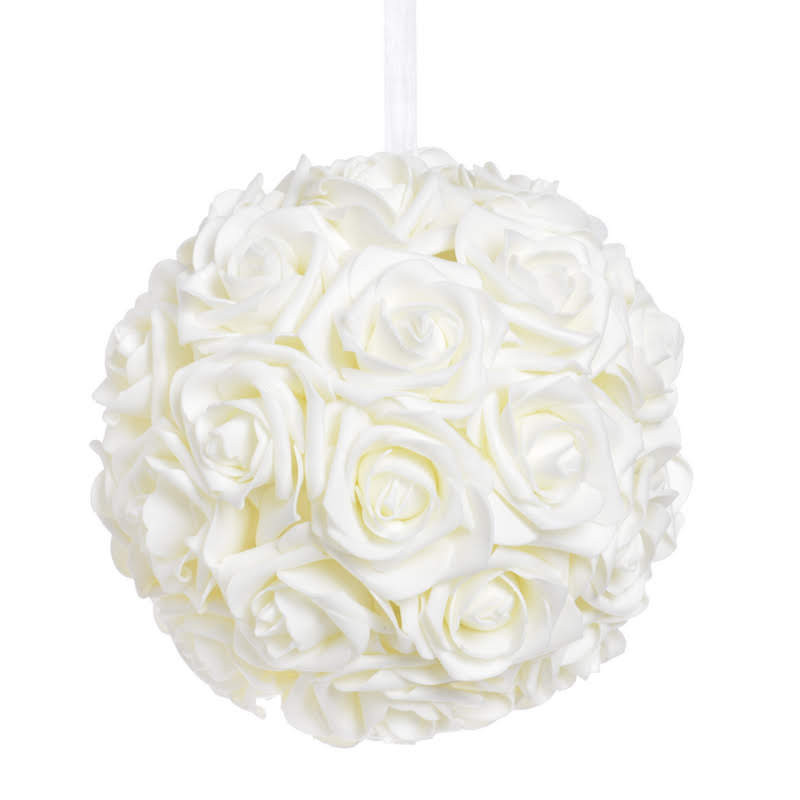 Kula z róż piankowych 20cm - zawieszka