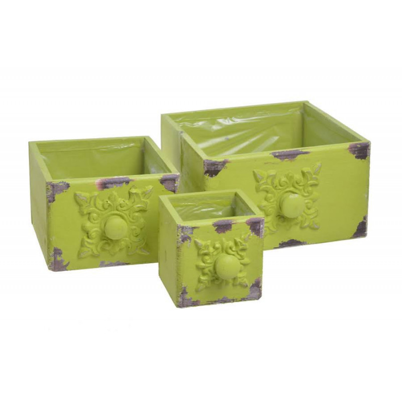 Szufladki 3szt/kpl - drewno