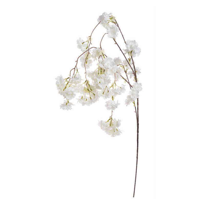 Gałązka kwitnącej wiśni 140cm - sztuczna roślina