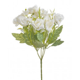 Bukiecik różyczek x10 29cm - sztuczna roślina