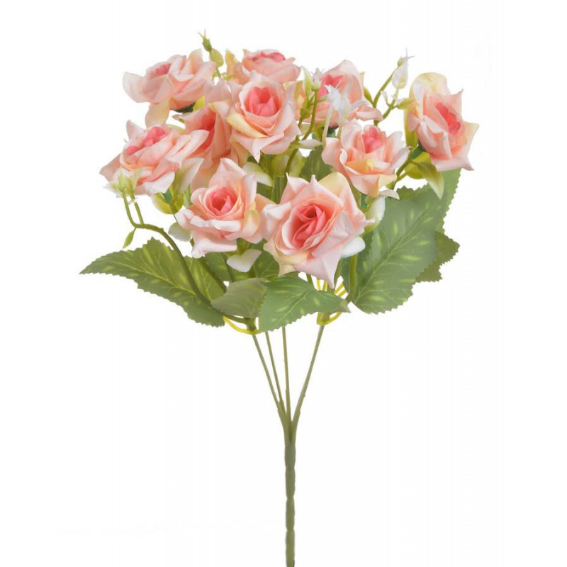 Bukiecik różyczek x10 29cm - sztuczna roślina
