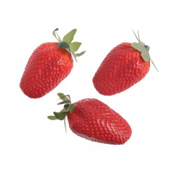 Truskawka z szypułką - pacz 12szt...6cm