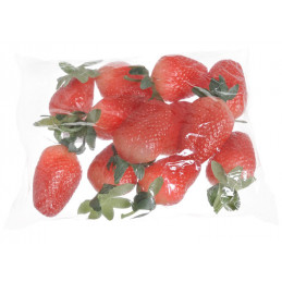 Truskawka z szypułką - pacz 12szt...6cm