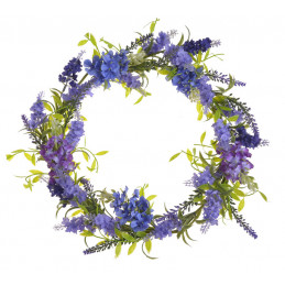 Wianek z lawendą 35cm - art. dekoracyjny