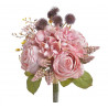 Bukiet mieszany z różą x3...38 cm -sztuczna roślina
