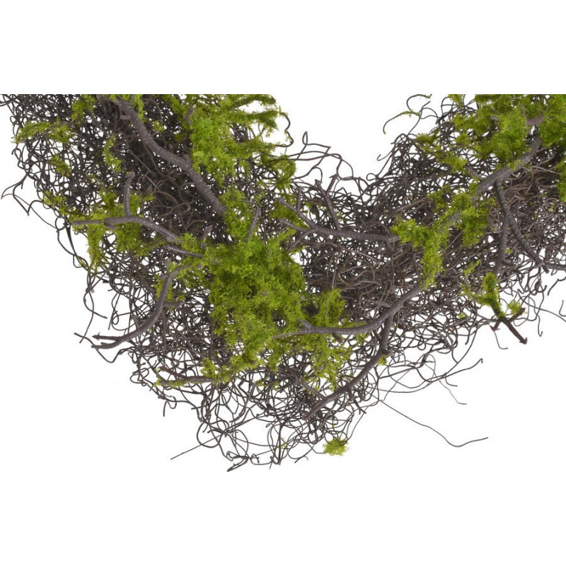 Ramka z mchem syntetycznym..48cmLx38cmH