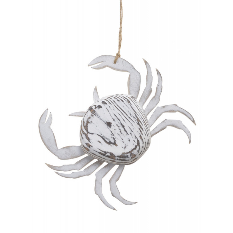 Drewniana zawieszka krab..23,5cmL