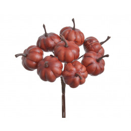 Sztuczna mini dynia pik 8szt/pęczek...11 cm - art. dekoracyjny