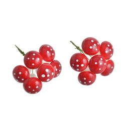 Sztuczne muchomory piki, 12sztuk/paczka... 8,5cmH