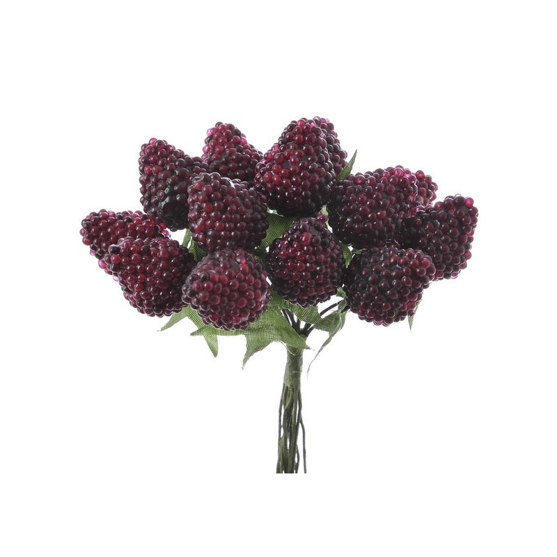 Malinki w pęczku H11cm, 12pcs/pęczek - komplet-12 pęczków