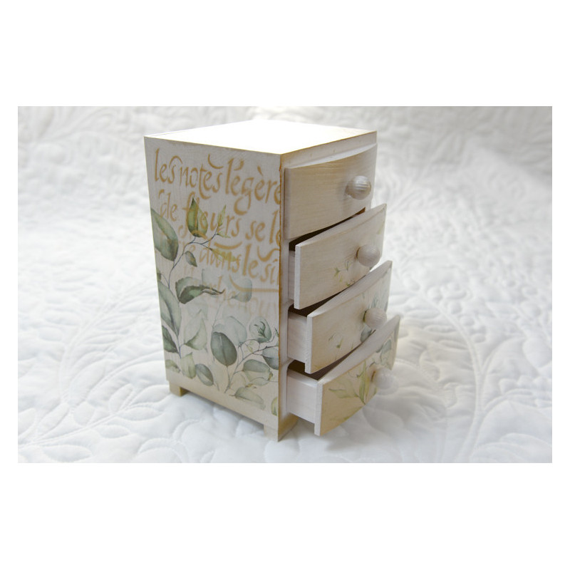 Komódka z 4 szufladkami ~Złote liście~