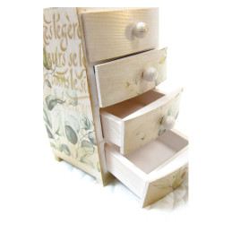 Komódka z 4 szufladkami ~Złote liście~