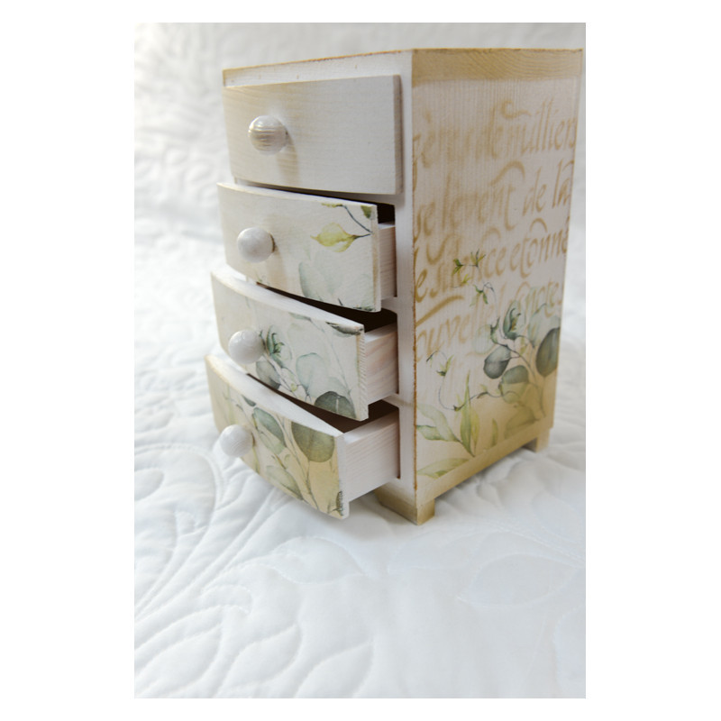 Komódka z 4 szufladkami ~Złote liście~