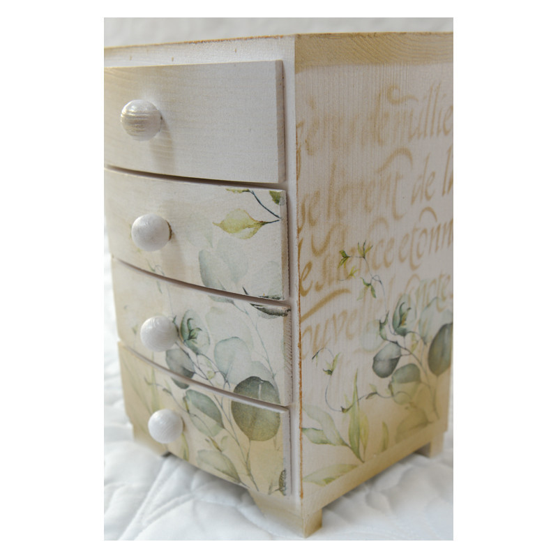 Komódka z 4 szufladkami ~Złote liście~