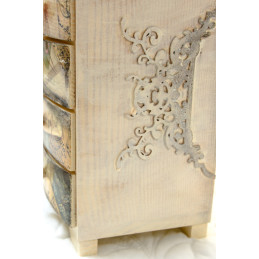 Komódka z 4 szufladkami ~Romantyczna~