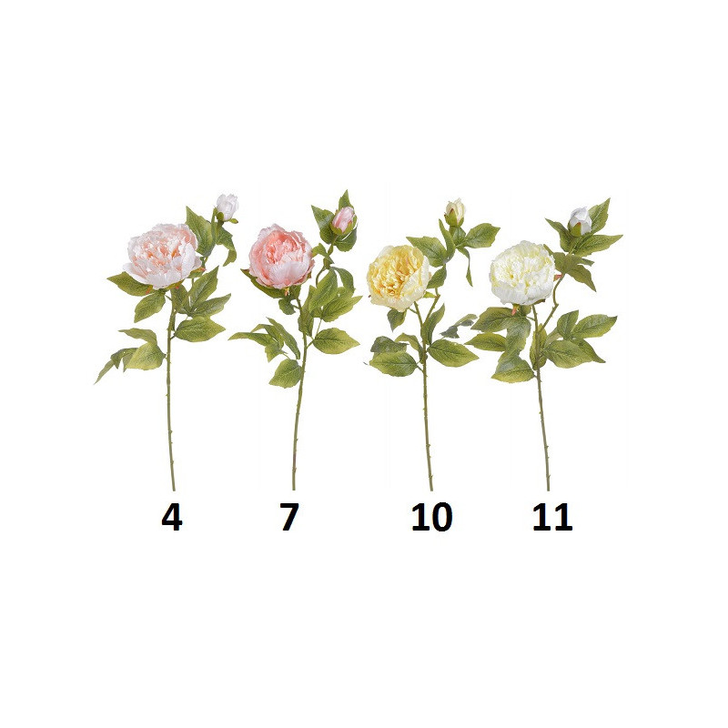 Piwonia 1+1..68cm - sztuczna roślina