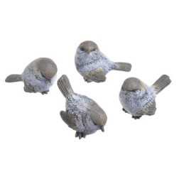 Ptaszek 6cm MIX 4 sztuki/kpl - artykuł dekoracyjny