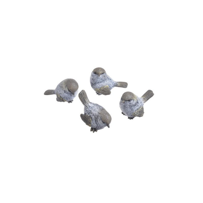 Ptaszek 6cm MIX 4 sztuki/kpl - artykuł dekoracyjny