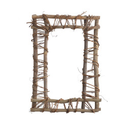 Wiklinowa ramka - prostokąt 40x28cm