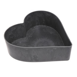 Osłonka serce przecierany szary 26x24x8H