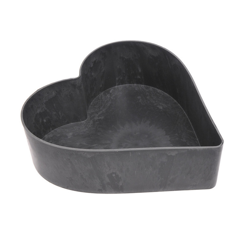 Osłonka serce przecierany szary 26x24x8H