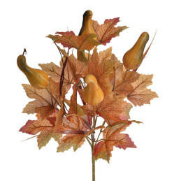 Liście klonu +tykwa x5..34cm - sztuczna roślina