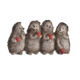 Rodzina jeży 5,5cmH - art. dekoracyjny