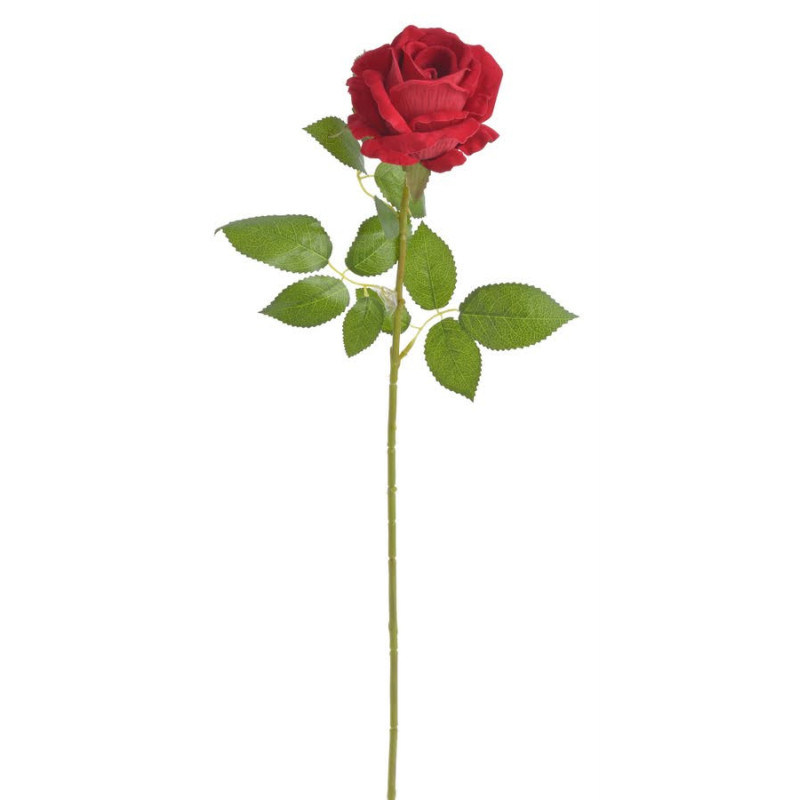 Róża welwetowa x1..77cm - sztuczna roslina
