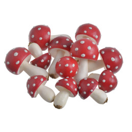 Sztuczne muchomorki...12szt/paczka