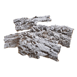 Kora malowana na biało w paczce..ok16cm - artykuł dekoracyjny