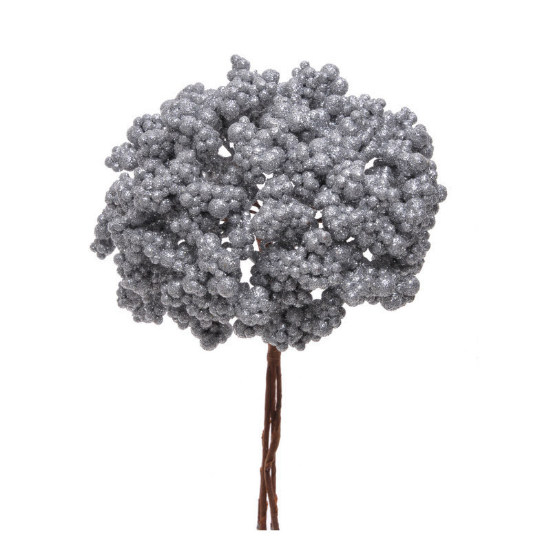 Gałązka kuleczki 4szt-pęczek..25cm - art. dekoracyjny