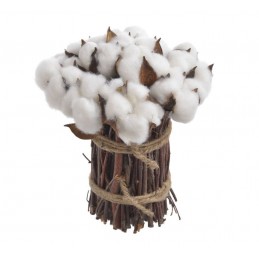 Bukiet z bawełny..19cmHx17cmØ