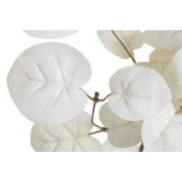 Eukaliptus populus gałązka 80cm - sztuczna roślina WHITE