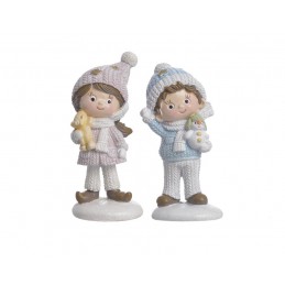 Dziecko zimowe..3cmL x 2,5cmW x 7,5cmH 2szt/kpl