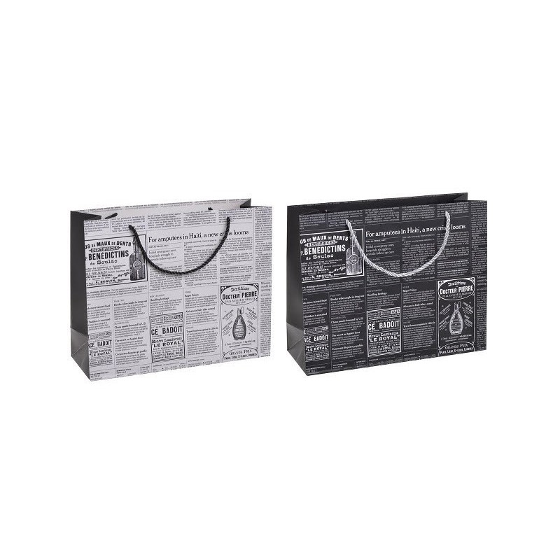 Torba prezentowa 32x11x25,5cm MIX - 2 kolory