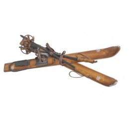 Narty i kijki drewniane..50cm