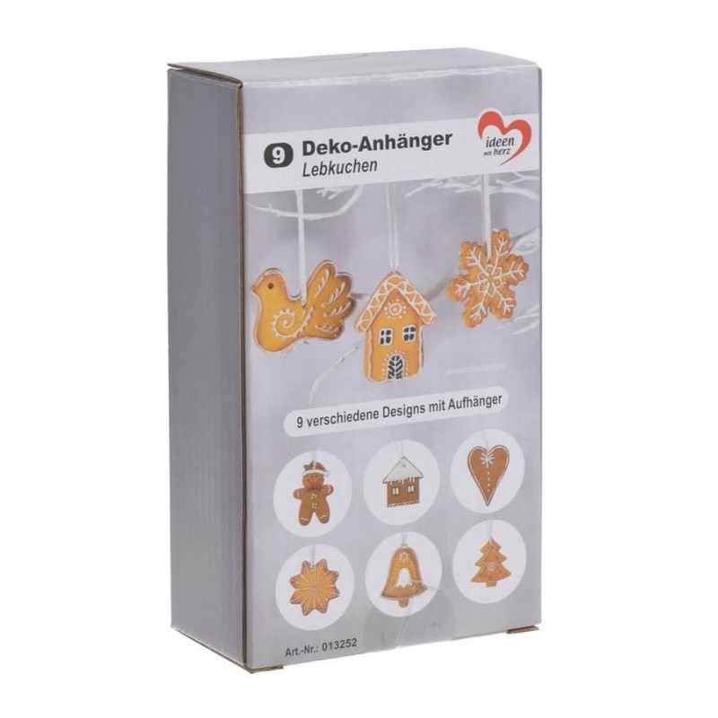 Zawieszki choinkowe 9szt-kpl