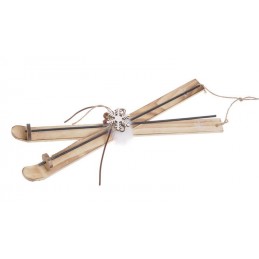 Narty drewniane 40cm NAT