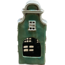 Domek ceramiczny - kamieniczka 24cmH